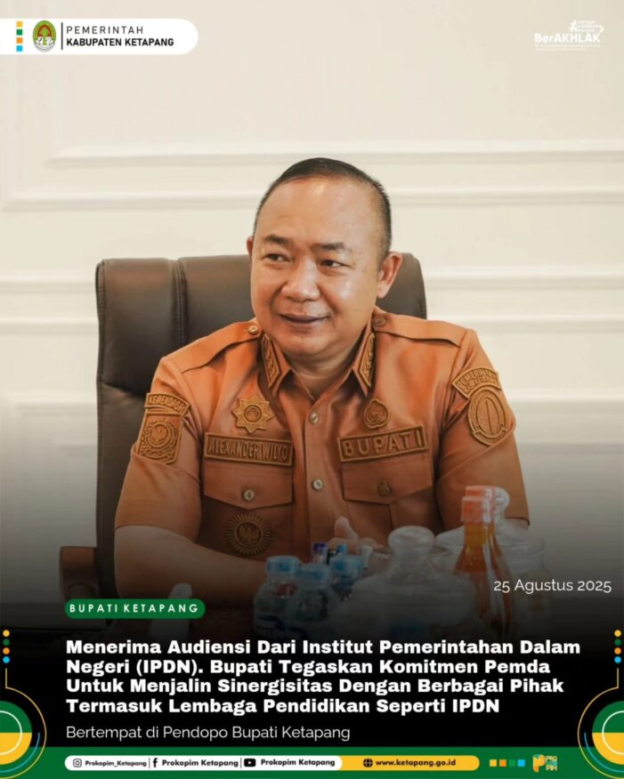 Bupati Tegaskan Komitmen Menjalin Sinergisitas dengan IPDN