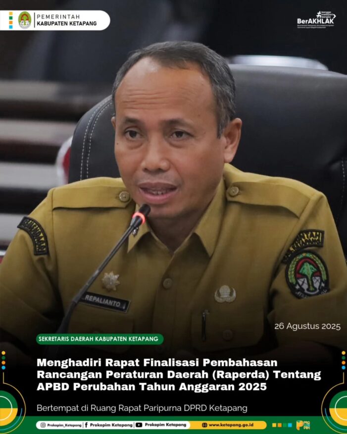 Sekda Hadiri Finalisasi Pembahasan Raperda APBD Perubahan Tahun Anggaran 2025