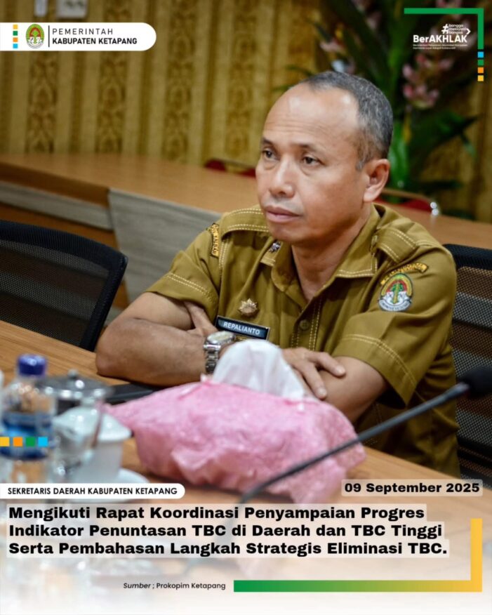 Sekda Ikuti Rakoor Progreas Indikator Penutasan TBC