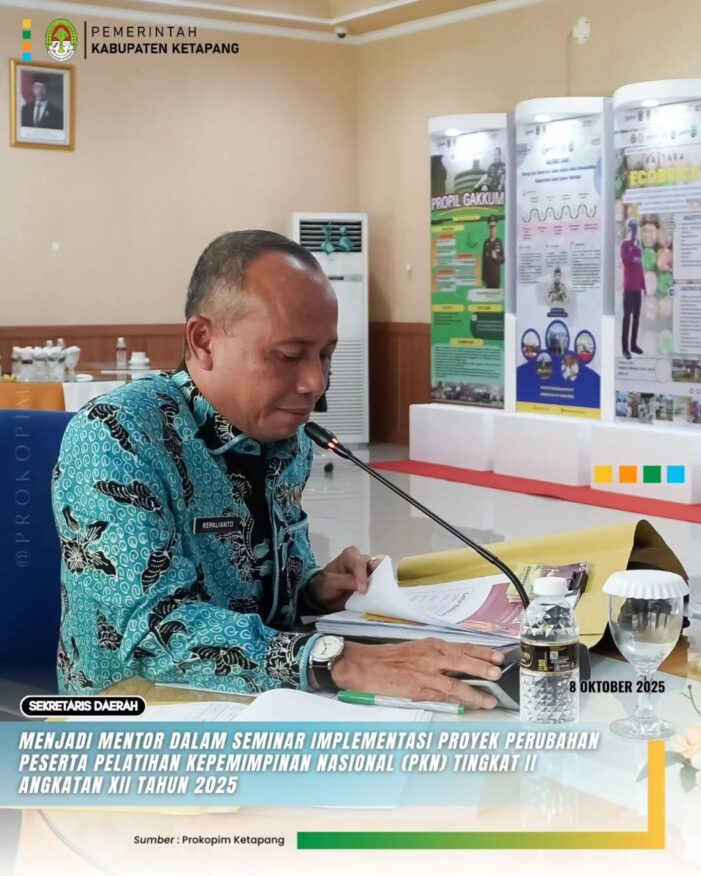 Sekda Jadi Mentor dalam Seminar Implementasi Proyek Perubahan PKN