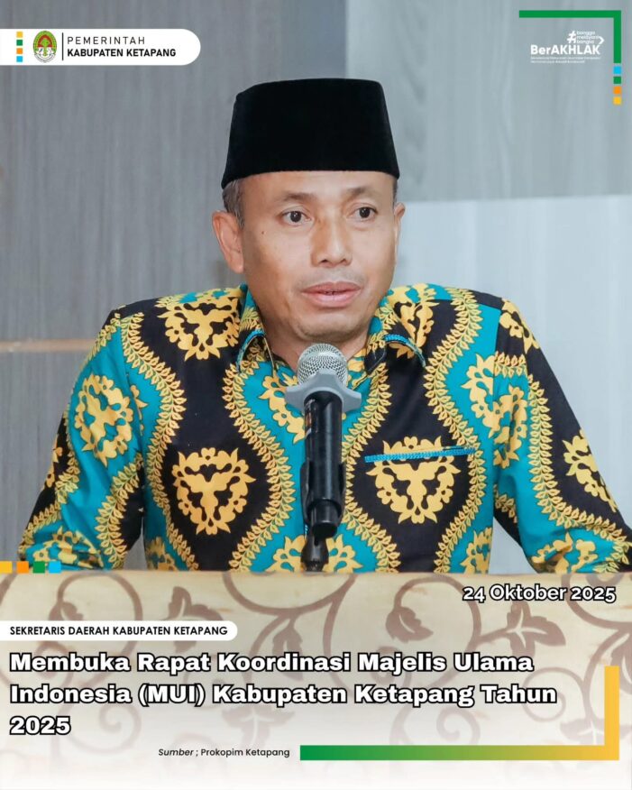 Sekda Buka Rakoor MUI Ketapang