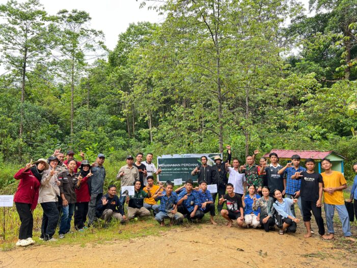 Jurnalis Trip Penanaman Perdana Restorasi Lahan Kritis di Hutan Desa Bersama Rainforest Alliance