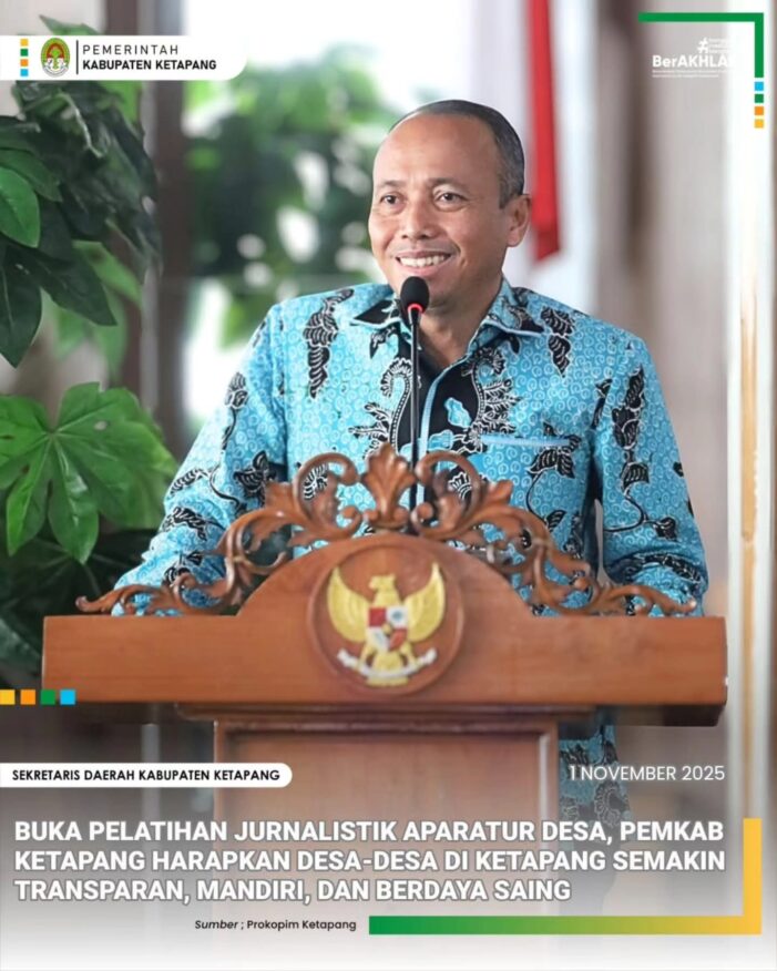 Satu Desa Satu Jurnalis, Pemkab Ketapang Dorong Aparatur Desa Melek Digital