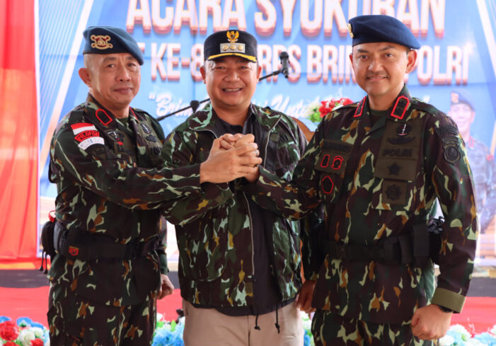 Bupati Hadiri HUT ke-80 Korps Brimob Polri