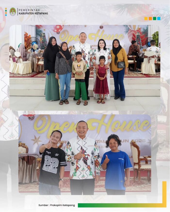 Masyarakat Hadiri Open House Natal Bupati Ketapang