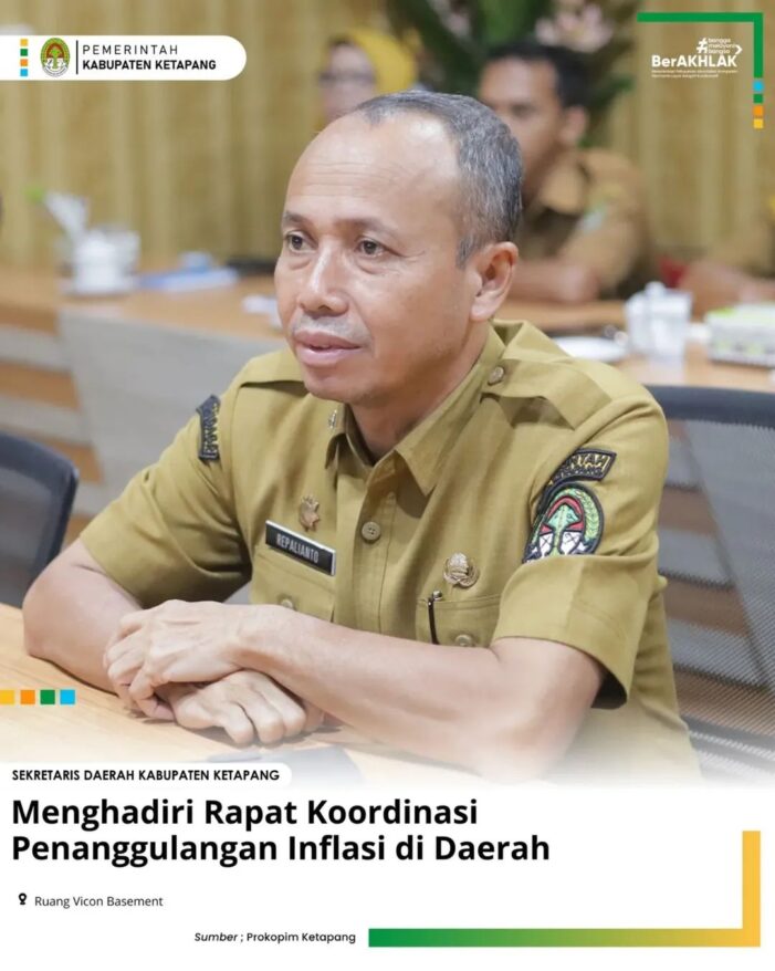 Sekda Hadiri Rakoor Pengendalian Inflasi Daerah