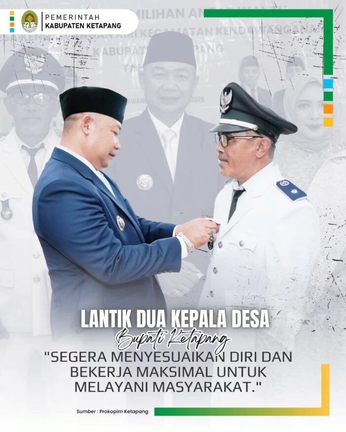 Bupati Ketapang Lantik Dua Kades PAW