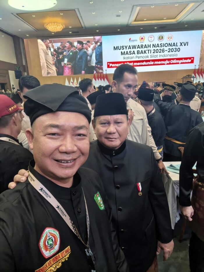Bersama Presiden di Munas IPSI, Alex Wilyo Perkuat Sinergi dan Semangat Pembinaan