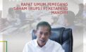 Wakil Bupati Ketapang Pimpin RUPS PT Ketapang Mandiri