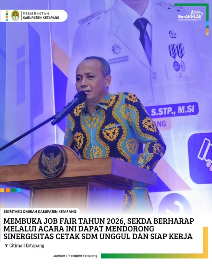 Sekda Ketapang Buka Job Fair 2026