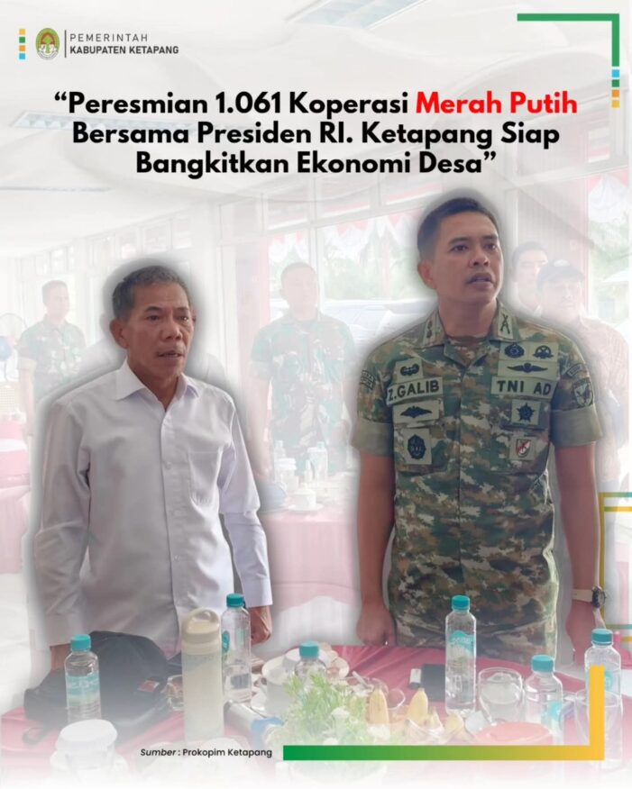 Wabup Hadiri secara daring Peresmian 1.061 Koperasi Desa Merah Putih