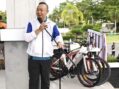 Bupati Ketapang Alexander Wilyo melepas Kegiatan Fun Bike Ketapang