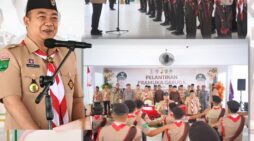 Bupati Ketapang Lantik Pramuka Garuda dan Lepas Kontingen Jamnas XII