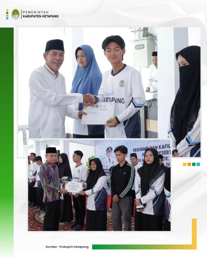 Pemkab Ketapang Serahkan Bonus kepada Kafilah Berprestasi MTQ XXXIV Kalbar