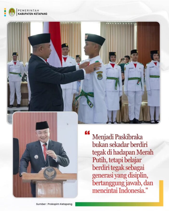 Bupati Ketapang Kukuhkan 27 Calon Paskibraka, Tekankan Tanggung Jawab dan Cinta Tanah Air