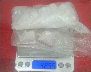Polsek Nanga Tayap Amankan Pengendara Mobil Bawa Sabu 42,95 Gram