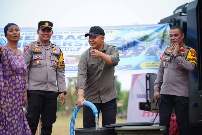Bupati Bersama TNI-POLRI Hadirkan Air Bersih Berteknologi RO Buat Warga
