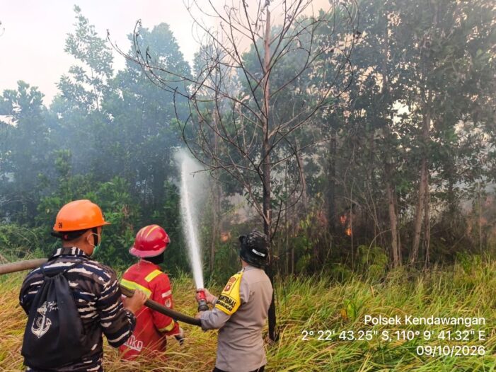 Deteksi 10 Titik Hotspot, Polres Ketapang Bergerak Bersama Tim Gabungan